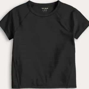 Black Tex Gear Athletic Kids Top